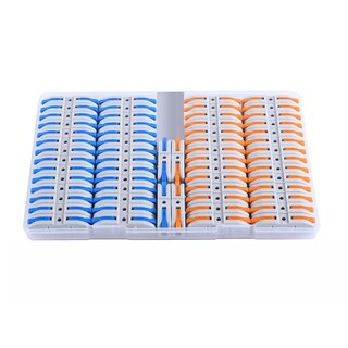 Foto 1 | Foto 1 | 60 Conectores De Cable Compactos Bloques Eléctricos Empalme Eo Safe Imports Esi-14977 Multicolor