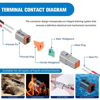 Foto 7 | Foto 7 | Kit De Conectores Nilight Dt Series 50 Juegos Con Herramienta De Extracción - Venta Internacional.
