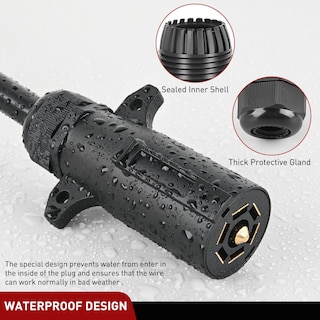 Foto 4 | Foto 4 | Conector De Remolque Nilight De 7 Pines Macho Redondo Rv Blade 6-24 V - Venta Internacional.