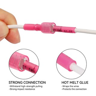 Foto 5 | Foto 5 | Kit De Conectores Tipo Pala Hks Red Awg 22-16 Con Termorretráctil 200 Unidades - Venta Internacional.