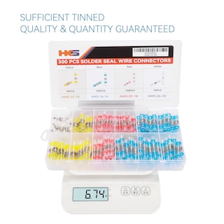 Foto 2 | Foto 2 | Kit De Conectores De Cables De Sellado De Soldadura Hks 300pcs 26-10 Awg - Venta Internacional.