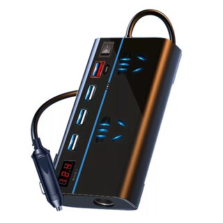 Foto 1 | Foto 1 | Inversor De Corriente Portátil Para Auto Eo Safe Imports Esi-12638 Negro