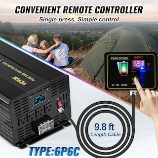 Foto 4 | Foto 4 | Inversor De Corriente Vevor Pure Sine Wave 5000 W Dc 12 V A Ac 120 V - Venta Internacional.