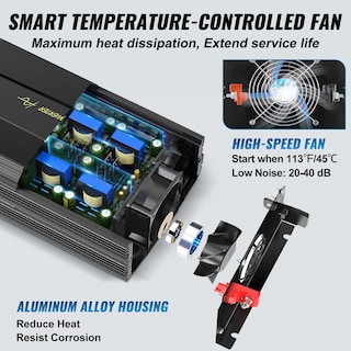 Foto 6 | Foto 6 | Inversor De Corriente Vevor Pure Sine Wave 5000 W Dc 12 V A Ac 120 V - Venta Internacional.