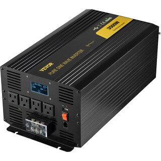 Foto 1 | Foto 1 | Inversor De Corriente Vevor Pure Sine Wave 3500 W Dc 12 V A Ac 120 V - Venta Internacional.
