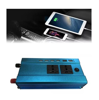 Foto 5 | Foto 5 | Inversor de Corriente Dual BELUG 500W con 4 USB 12 VCC a 110 VCA Azul