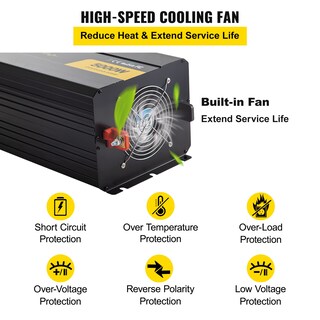 Foto 6 | Foto 6 | Inversor De Corriente Vevor 5000w De Onda Sinusoidal Modificada Dc 12v A Ac 1 - Venta Internacional.