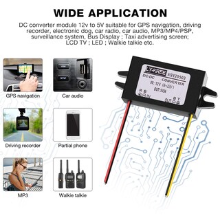 Foto 6 | Foto 6 | Convertidor Dc De 12 V A 5 V, 3 A, 15 W, Módulo Buck, Adaptador De Corriente Para Automóvil - Venta Internacional.