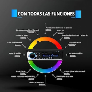 Foto 2 | Foto 2 | Autoestereo con Bluetooth Malubero