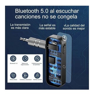 Foto 2 | Foto 2 | Transmisor Eo Safe Imports ESI-3149 color Negro 3.5 MM Receptor de Coche Bluetooth 5.0