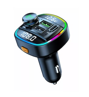 Foto 1 | Foto 1 | Transmisor FM BELUG Bluetooth 5.0 Modulador de Radio de Coche Mano Negro