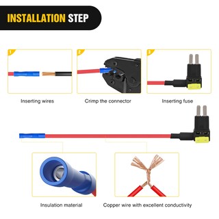 Foto 2 | Foto 2 | Fuse Tap Nilight Micro 2 Para Coche, 12 V, Añade Un Circuito Con Fusible De 20 A - Venta Internacional.