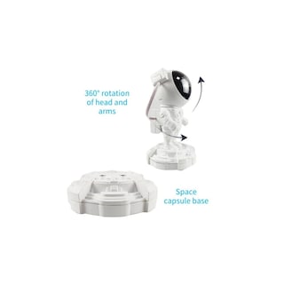 Foto 3 | Foto 3 | Proyector de Luz Nocturna Astronauta con Bluetooth color Blanco