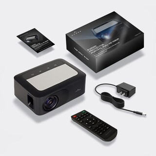 Foto 8 | Foto 8 | Mini Proyector Portátil Hdmi Control Remoto Full Hd 100’’ Cine En Casa, Akane, Negro, 83528-bl