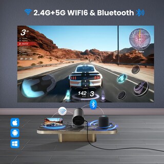 Foto 4 | Foto 4 | Proyector Hippus Hy300pro 350 Lúmenes Ansi Wifi Bluetooth Android 11 - Venta Internacional.