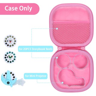 Foto 4 | Foto 4 | Funda De Transporte Para Miniproyector Moonlite, Paquete De Regalo, Color Rosa - Venta Internacional.