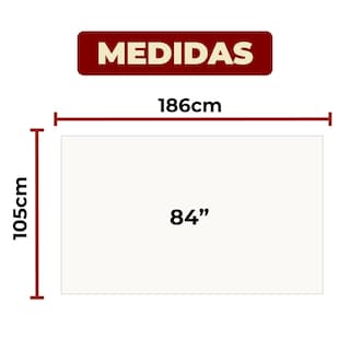 Foto 7 | Foto 7 | Pantalla Para Proyector 84'' Anti-luz Portátil Malla Blanca