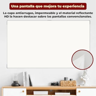 Foto 4 | Foto 4 | Pantalla Para Proyector 72'' Anti-luz Portátil Malla Blanca