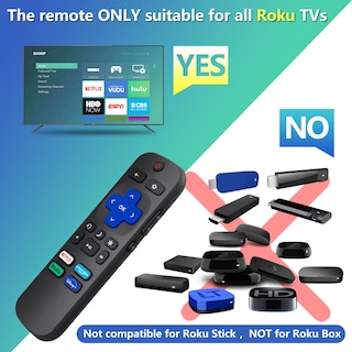 Foto 2 | Foto 2 | Mando A Distancia De Repuesto Para Todos Los Televisores Roku Loutoc - Venta Internacional.