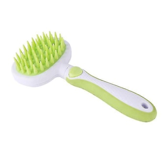 Foto 1 | Foto 1 | Peine De Depilación Para Mascotas, Masajeador, Silicona, Verde - Venta Internacional.