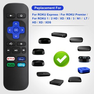 Foto 4 | Foto 4 | Mando A Distancia Omaic Para Roku 1, 2, 3, 4 (hd, Lt, Xs, Xd) - Venta Internacional.