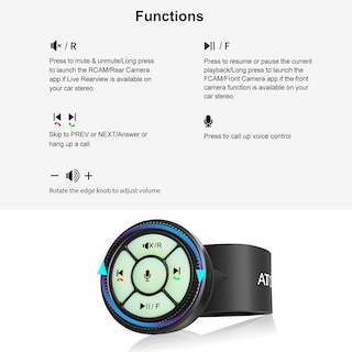 Foto 4 | Foto 4 | Estilo De Correa De Reloj Con Control Remoto Inalámbrico Para Equipos De Sonido Atoto Para Automóviles - Venta Internacional.