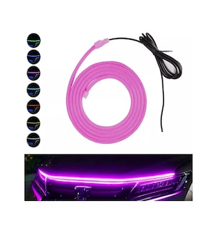 Foto 2 | Foto 2 | Tira de Luces LED de Circulación para Capó de Auto Rosa