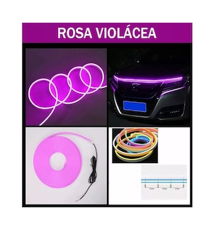 Foto 3 | Foto 3 | Tira de Luces LED de Circulación para Capó de Auto Rosa