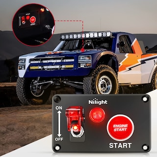 Foto 6 | Foto 6 | Panel De Interruptores De Encendido Nilight 12v Con Pulsador De Motor - Venta Internacional.