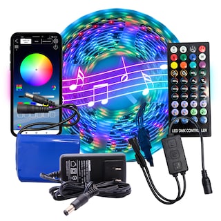 Foto 3 | Foto 3 | Kit Tira Led Portatil Pixel Rgb Autorítmico Bluetooth Recargable Flexible Ideal Para Fiestas