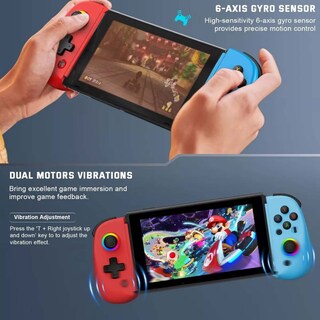 Foto 3 | Foto 3 | Control Joystick Gamepad Mr. Gadgets D8-RA Rgb Para Iphone Android Switch Color Rojo Y Azul