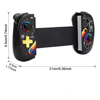 Foto 2 | Foto 2 | Control Joystick Gamepad Mr. Gadgets D8-NS Rgb para iPhone Android Switch Color Negro Starfield