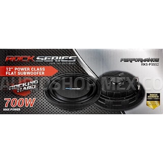 Foto 7 | Foto 7 | Subwoofer Plano Rock Series Rks-pss12 700 Watts 12 Pulgadas Doble Bobina