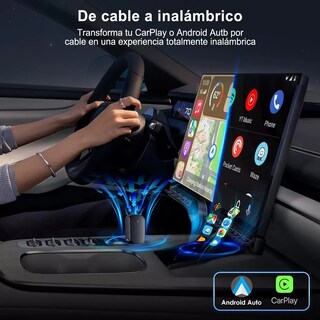 Foto 3 | Foto 3 | 2en1 Adaptador Inalámbrico Eo Safe Imports Esi-19547 Negro