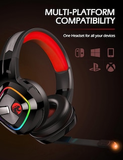 Foto 6 | Foto 6 | Auriculares Para Juegos Ziumier Ps4, Xbox One Con Micrófono Con Cancelación De Ruido - Venta Internacional.