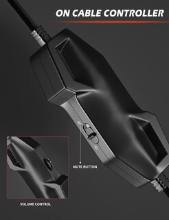 Foto 7 | Foto 7 | Auriculares Para Juegos Ziumier Ps4, Xbox One Con Micrófono Con Cancelación De Ruido - Venta Internacional.