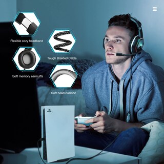 Foto 6 | Foto 6 | Auriculares Para Juegos Eksa E1000 Usb Con Micrófono Y Sonido Envolvente 7.1 - Venta Internacional.