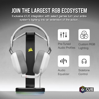 Foto 6 | Foto 6 | Auriculares Para Juegos Corsair Hs80 Rgb Usb Con Dolby Audio 7.1 Blancos - Venta Internacional.