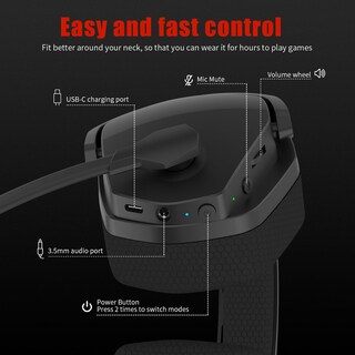 Foto 6 | Foto 6 | Auriculares Inalámbricos Para Juegos Nubwo G06 Dual Con Micrófono Ps5 Ps4 Pc - Venta Internacional