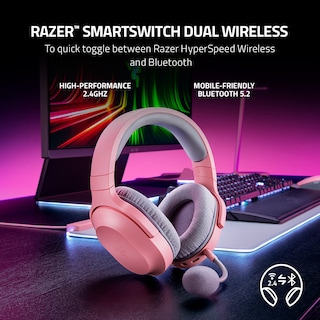 Foto 2 | Foto 2 | Auriculares Inalámbricos Razer Barracuda X Rosas - Venta Internacional