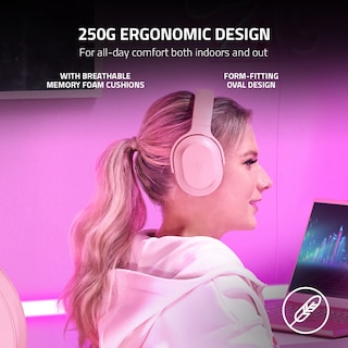 Foto 3 | Foto 3 | Auriculares Inalámbricos Razer Barracuda X Rosas - Venta Internacional