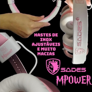 Foto 6 | Foto 6 | Auriculares Para Juegos Sades Mpower Stereo Para Ps4 Pc Mobile - Angel - Venta Internacional.