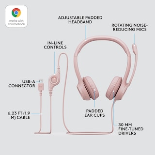 Foto 5 | Foto 5 | Auriculares con Cable Logitech H390 con Micrófono con Cancelación de Ruido - Venta Internacional