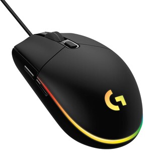 Foto 5 | Foto 5 | Paquete de Auriculares para Juegos Logitech G335 + G203 con Cable y Mouse Negros - Venta Internacional