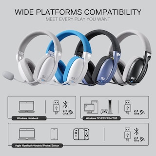 Foto 7 | Foto 7 | Auriculares Para Juegos Redragon H878 Wireless 7.1 Surround Sound - Venta Internacional.