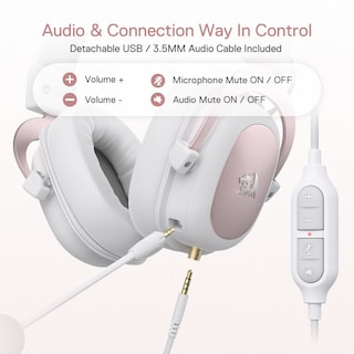 Foto 4 | Foto 4 | Auriculares Para Juegos Redragon H510 Zeus White 7.1 Surround Sound - Venta Internacional.