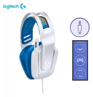 Foto 3 | Foto 3 | Aaudifonos de Diadema Logitech G335 3.5 mm Discord Pc Xbox Ps Blanco