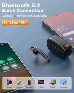 Foto 6 | Foto 6 | Auriculares New Bee Wireless V5.1 - Venta Internacional