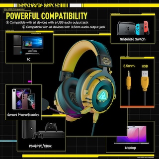 Foto 4 | Foto 4 | Auriculares Para Juegos Eksa E900 Pro Usb Con Sonido Envolvente 7.1 Para Pc - Venta Internacional.