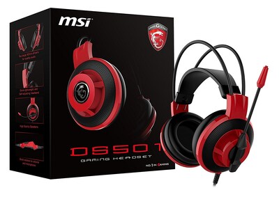 Foto 1 | Foto 1 | Auriculares Para Juegos Msi Ds501 Con Micrófono  Con Cable  Negros - Venta Internacional.